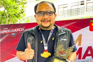 ALDWIN RAHADIAN JUARA TEMBAK