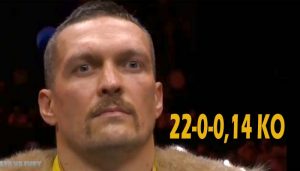 USYK 22 0 0 14 KO 1