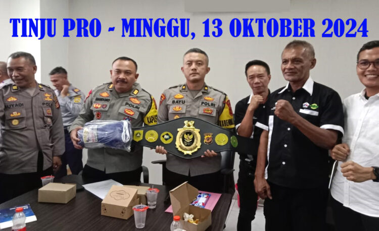 Sabuk yang akan diperebutkan di GOR Laga Satria, Minggu, 13 Oktober 2024. (Foto: Istimewa)