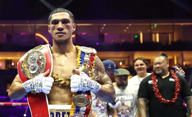 Southpaw Jai Opetaia asal Australia, disebut-sebut bakal unifikasi melawan southpaw Gilberto Ramirez. (Foto: Dok/Tasman Fighters)